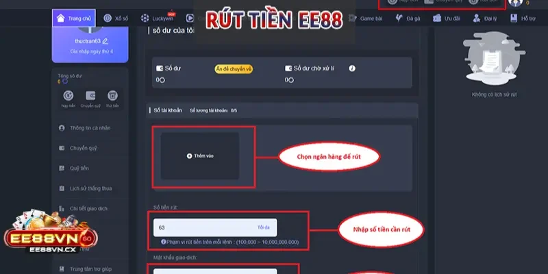 rút tiền EE88 rút tiền EE88